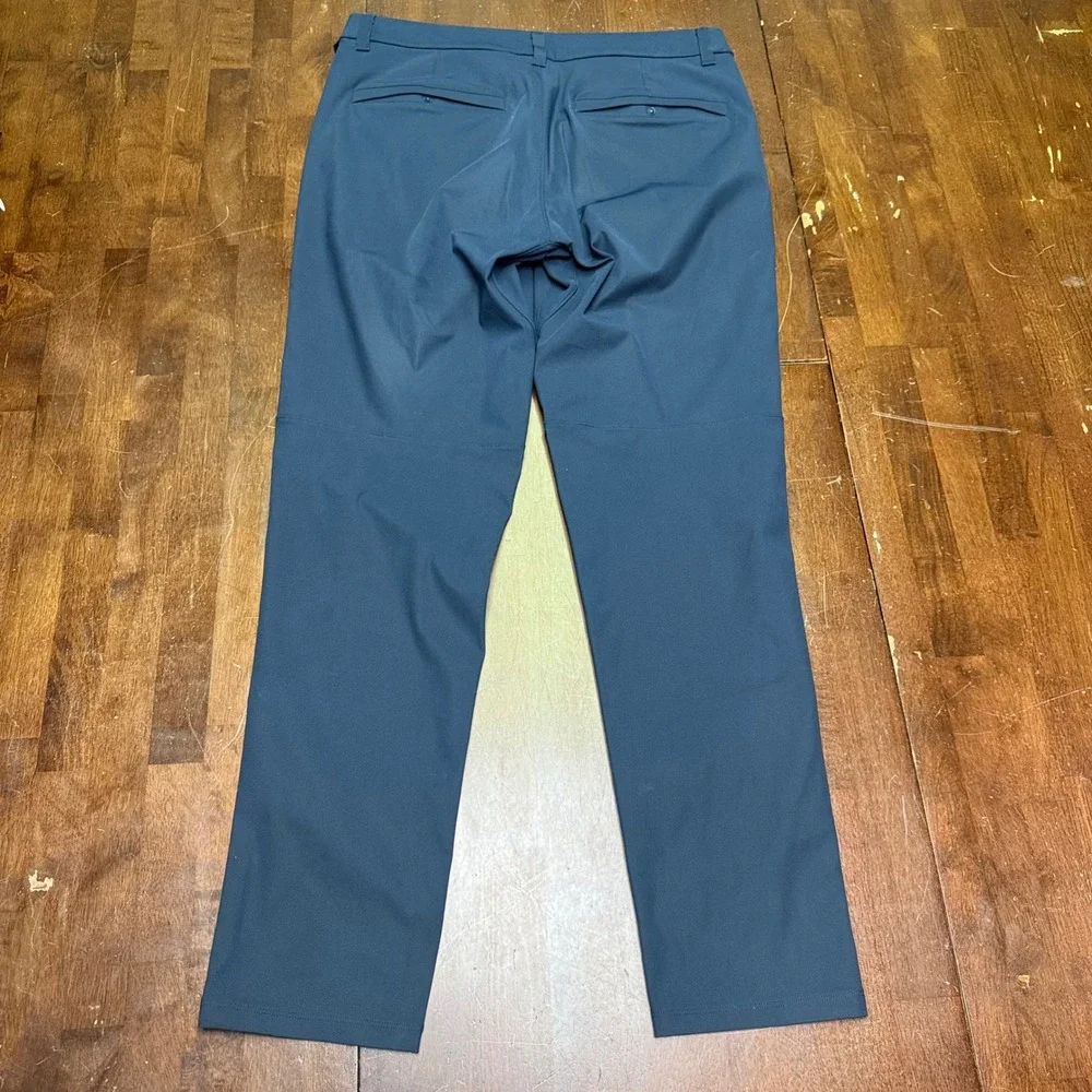 Lululemon Commission ABC Pant‎ Men 33x31 Blue Slim Fit Warpstreme Trousers